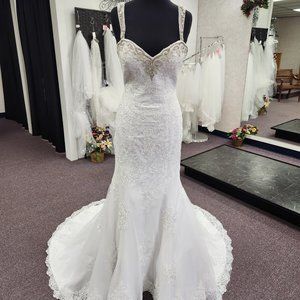 DaVinci Bridal 50353 White Size 8 Wedding Dress/Bridal Gown